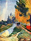 Paul Gauguin Les Alyscamps painting